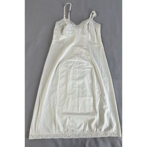 Vintage Sears Women's Nightgown Ivory Average 36 Y2K